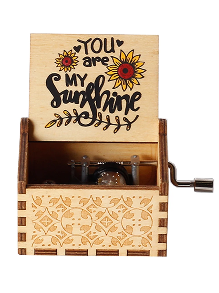 Boîte mélodieuse fleurie