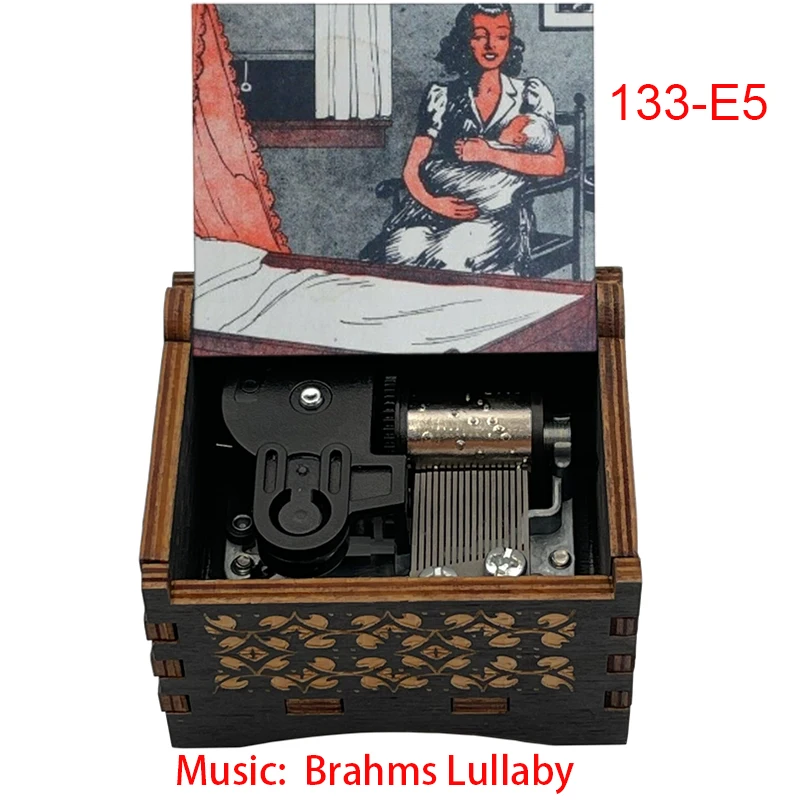 Boîte à musique à manivelle - boîte mélodieuse