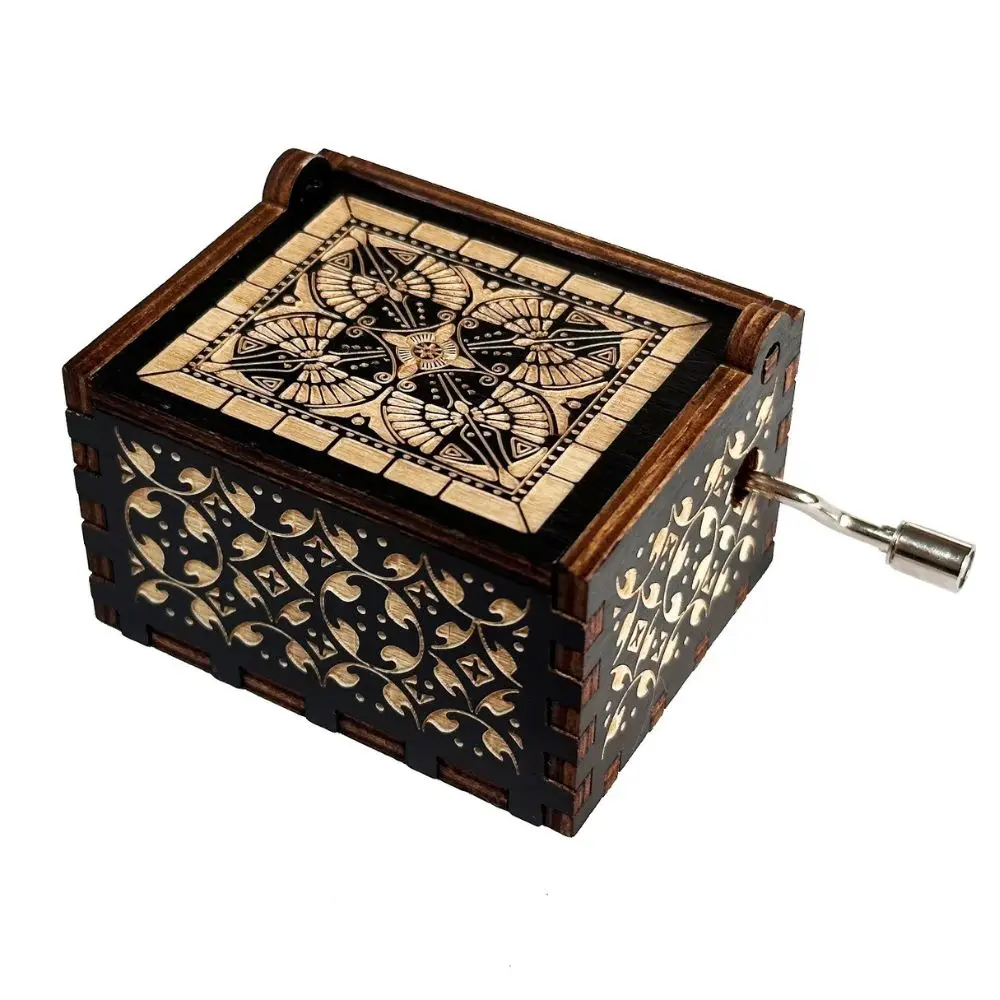 Boîte élégante feuilles